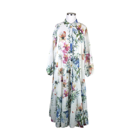 Unisex Zizzi - Maksikleit, suurus 50 - Valge ()