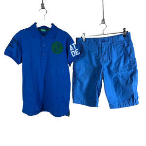 Unisex Benetton - T-särk, suurus 140 - 146 - Sinine (1)