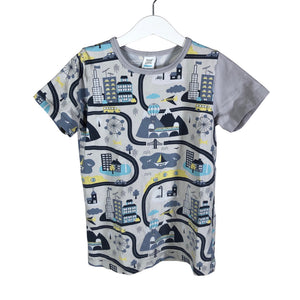Unisex Breden - T-särk, suurus 134 - 140 - Hall (1)
