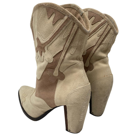 Unisex Diesel - Kauboisaapad, suurus 38 - Beige (2)