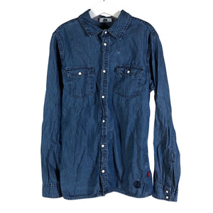 Unisex POMPdeLUX - Teksasärk, suurus 140 - 146 - Sinine (1)