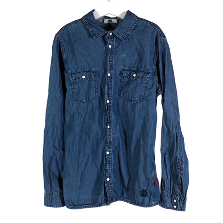 Unisex POMPdeLUX - Teksasärk, suurus 140 - 146 - Sinine ()
