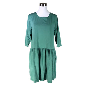 Unisex Puuvillatehdas - Trikotaažist kleit, suurus 40 - Roheline (1)