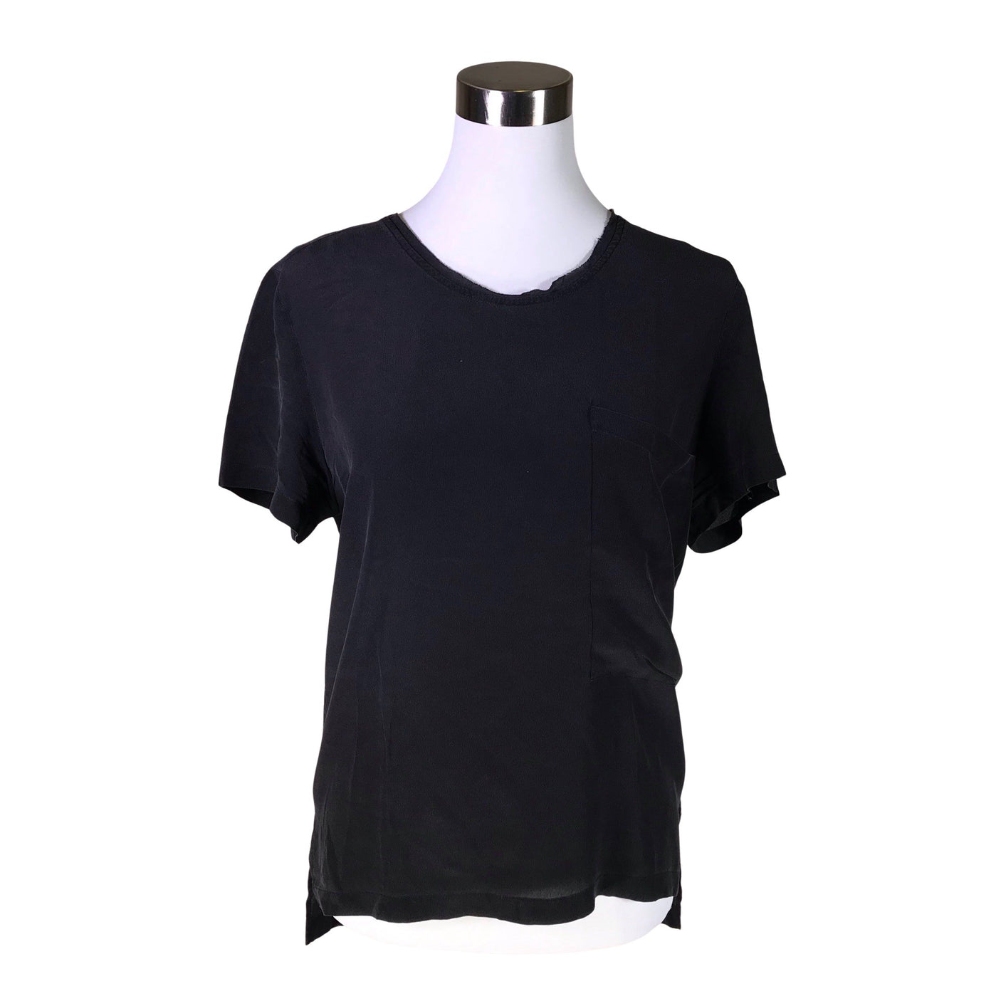 Unisex Calvin Klein Jeans - Lühikeste käistega pluus, suurus 38 - Hall (1)