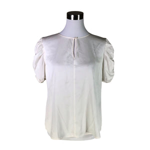 Unisex Sand - Lühikeste käistega pluus, suurus 40 - Looduslik valge (1)