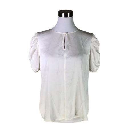 Unisex Sand - Lühikeste käistega pluus, suurus 40 - Looduslik valge ()