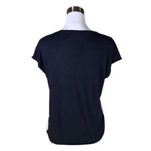 Unisex Opus - Lühikeste käistega pluus, suurus 38 - Sinine (2)