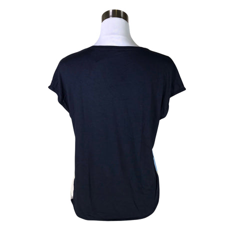 Unisex Opus - Lühikeste käistega pluus, suurus 38 - Sinine (2)