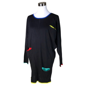 Unisex Marimekko - Kootud kleit, suurus 36 - Must (3)