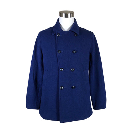 Unisex 120% Lino - Villane mantel, suurus S - Sinine ()