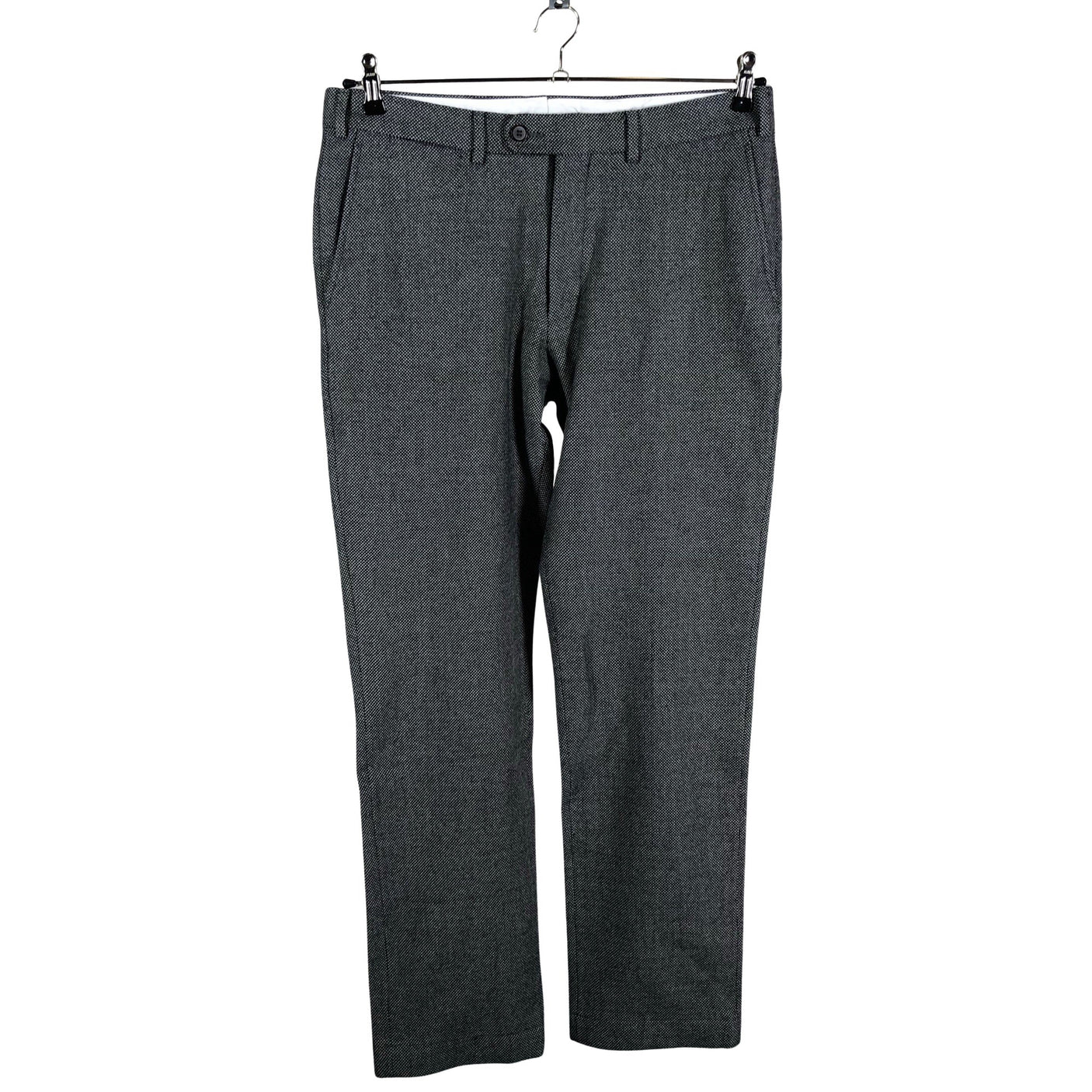 Unisex SuitSupply - Mittevenivad püksid, suurus M - Hall (1)