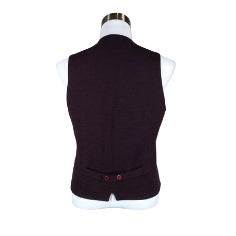 Unisex Eleventy - Ülikonna vest, suurus L - Veinipunane (2)