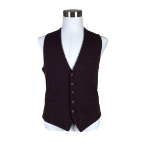 Unisex Eleventy - Ülikonna vest, suurus L - Veinipunane (1)