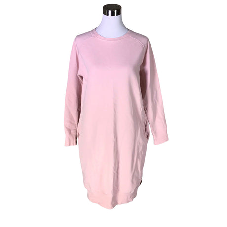 Unisex Blaa - Trikotaažist kleit, suurus 38 - Heleroosa ()