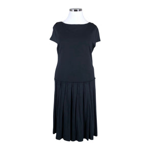Unisex Nanso - Trikotaažist kleit, suurus 42 - Must (1)