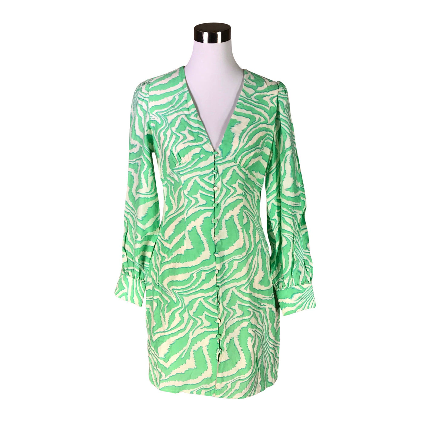 Unisex Y.A.S - Õhuke kleit, suurus 38 - Roheline (1)