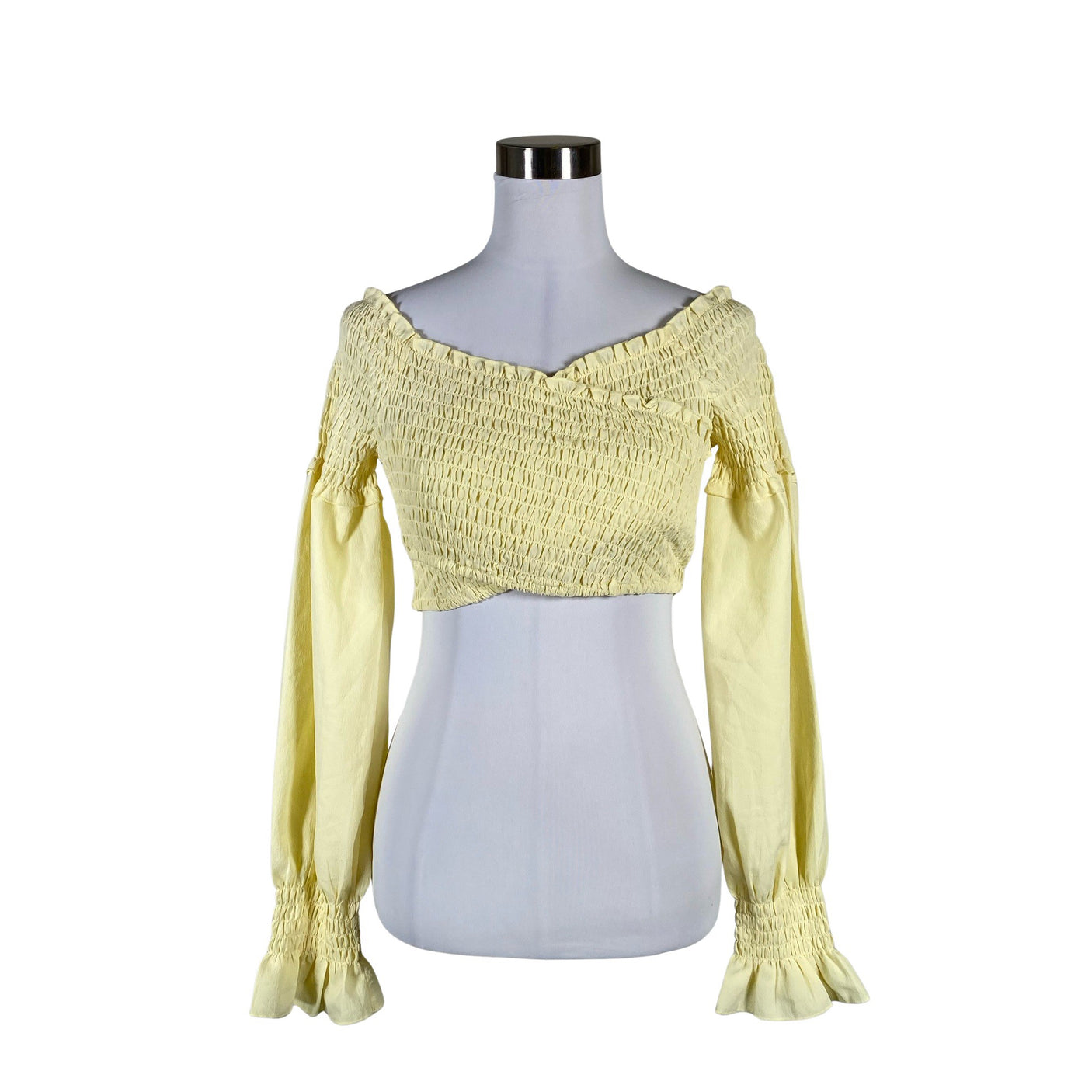 Unisex Na-KD - Pluus, suurus 36 - Kollane (1)