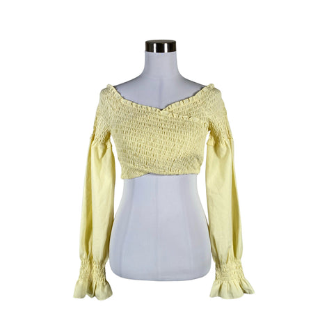 Unisex Na-KD - Pluus, suurus 36 - Kollane ()