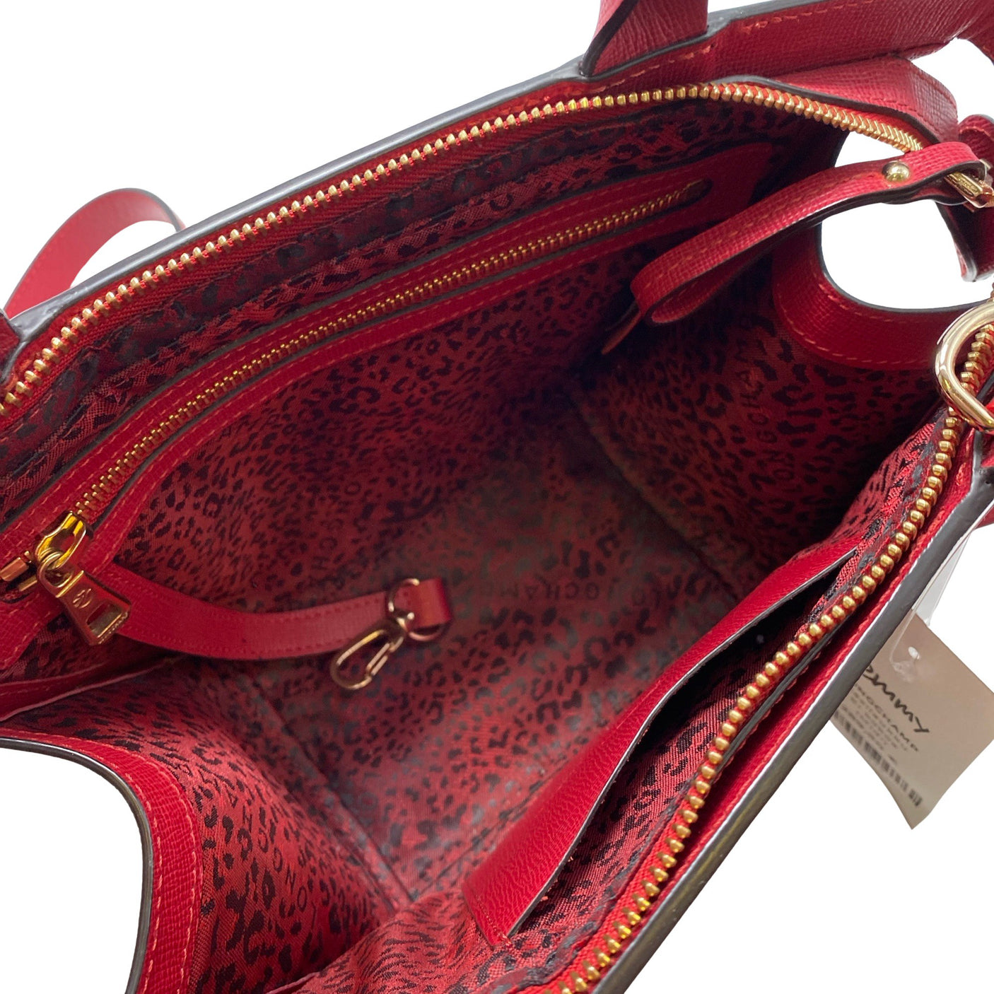 Unisex Longchamp - Käekott, suurus Midi - Punane (2)