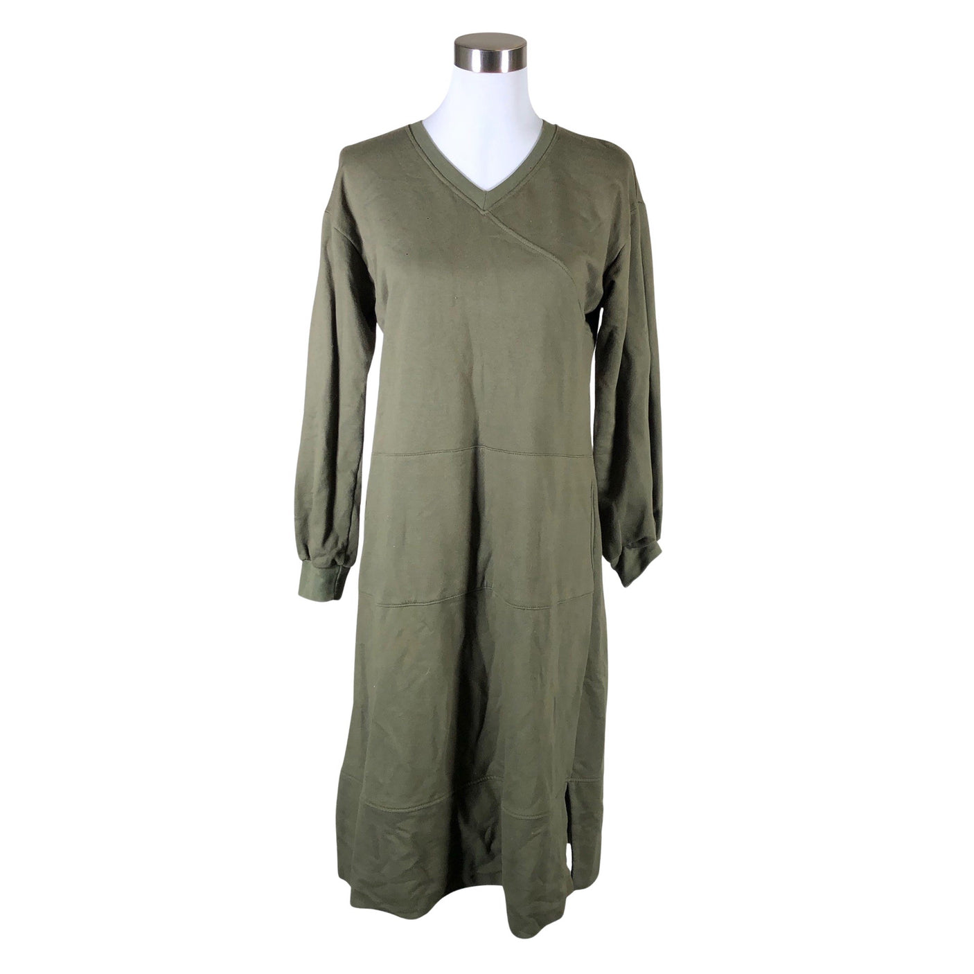 Unisex Niinmun design - Trikotaažist kleit, suurus 36 - Roheline (1)