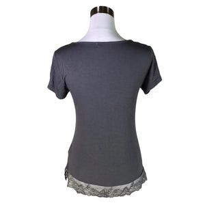 Unisex Cream - T-särk, suurus 38 - Hall (2)
