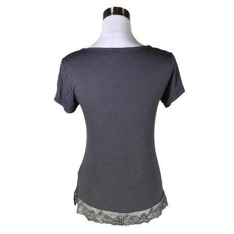 Unisex Cream - T-särk, suurus 38 - Hall (2)