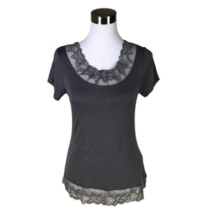 Unisex Cream - T-särk, suurus 38 - Hall (1)