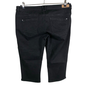 Unisex Esprit - Teksast poolpikad püksid, suurus W34 - Must (2)