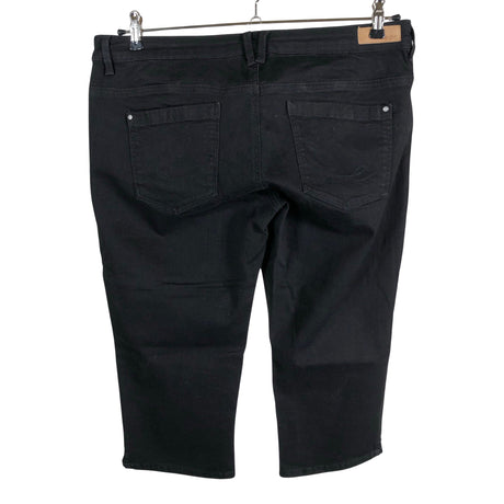 Unisex Esprit - Teksast poolpikad püksid, suurus W34 - Must (2)