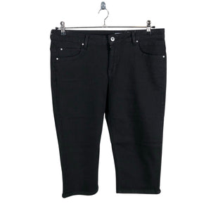 Unisex Esprit - Teksast poolpikad püksid, suurus W34 - Must (1)
