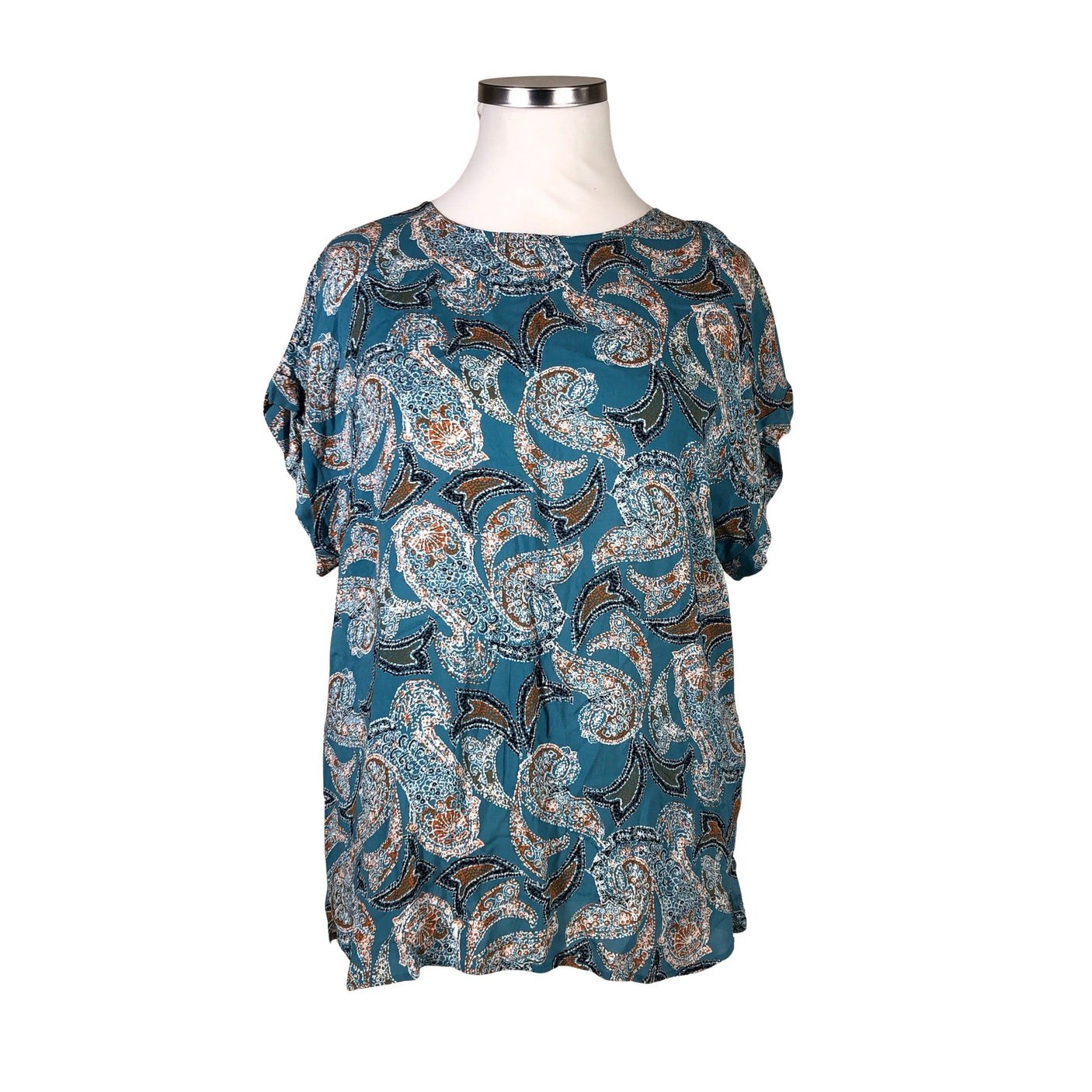 Unisex Marc O'Polo - Lühikeste käistega pluus, suurus 44 - Helesinine (1)