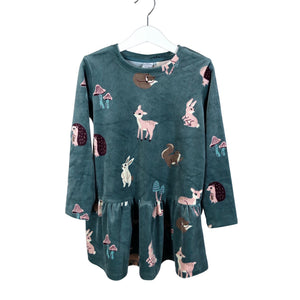 Unisex Lindex - Dressikangast kleit, suurus 110 - 116 - Sinine (1)