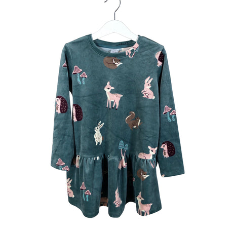Unisex Lindex - Dressikangast kleit, suurus 110 - 116 - Sinine ()