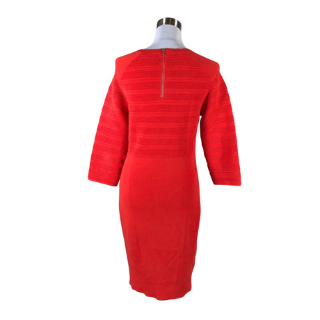 Unisex Stefanel - Kootud kleit, suurus 36 - Punane (2)