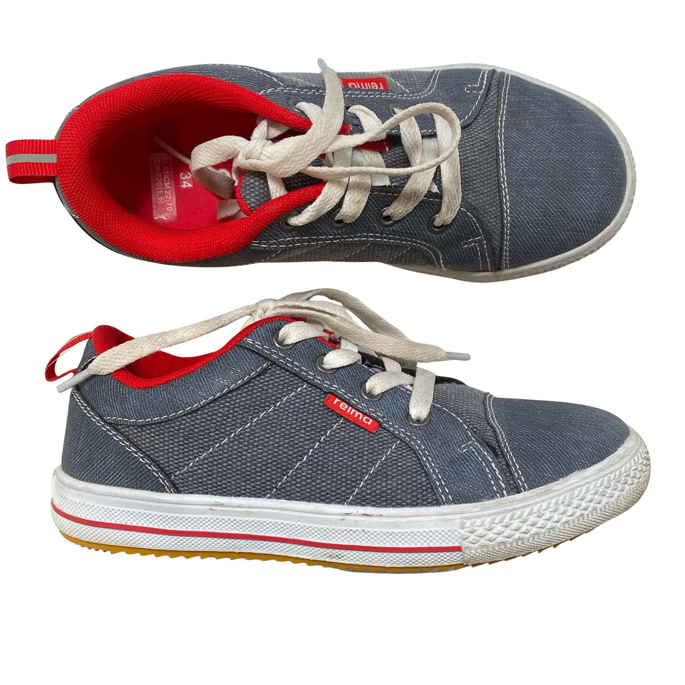 Unisex Reima - Tennised, suurus 34 - Hall (1)