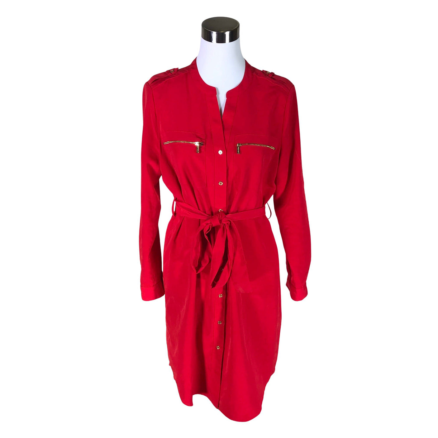 Unisex Calvin Klein - Mitteveniv kleit, suurus 40 - Punane (1)
