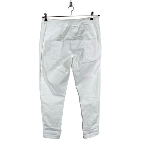 Unisex Perfect Jeans - Mittevenivad püksid, suurus 36 - Valge (2)
