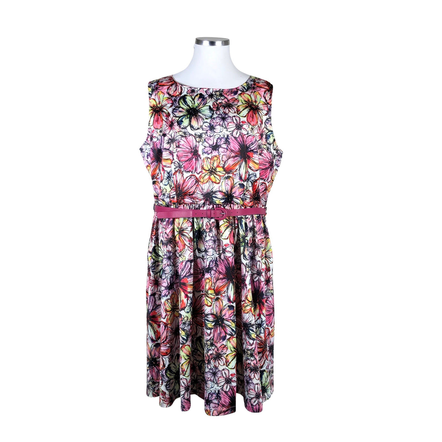 Unisex Lindy Bop - Mitteveniv kleit, suurus 50 - Heleroosa (1)