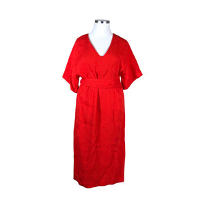 Unisex Lindex - Mitteveniv kleit, suurus 44 - Punane (1)