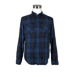 Unisex Lee - Flanellsärk, suurus M - Sinine (1)