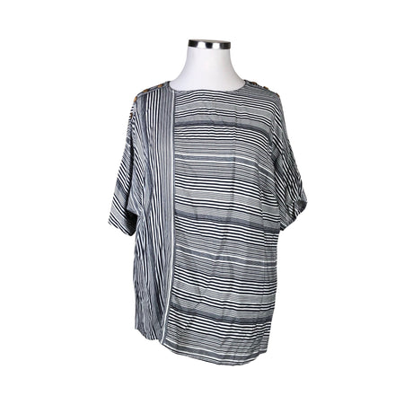 Unisex Junarose - Lühikeste käistega pluus, suurus 46 - Sinine ()
