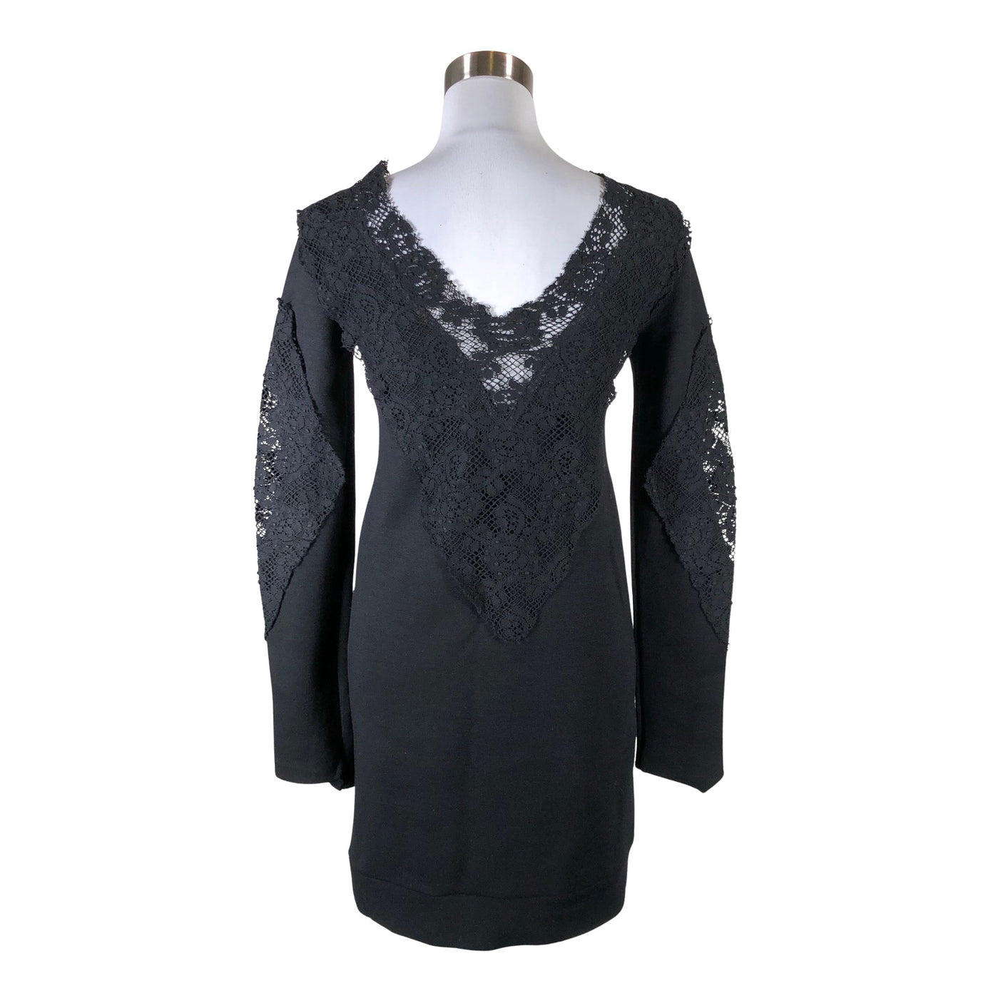 Unisex Minna - Trikotaažist kleit, suurus 36 - Must (2)