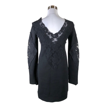 Unisex Minna - Trikotaažist kleit, suurus 36 - Must (2)