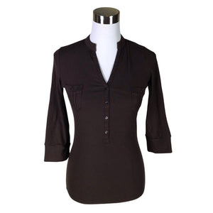 Unisex InWear - Trikotaažist pluus, suurus 34 - Pruun (1)