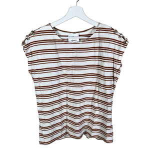 Unisex Esprit - Trikotaažist topp, suurus 36 - Valge (1)