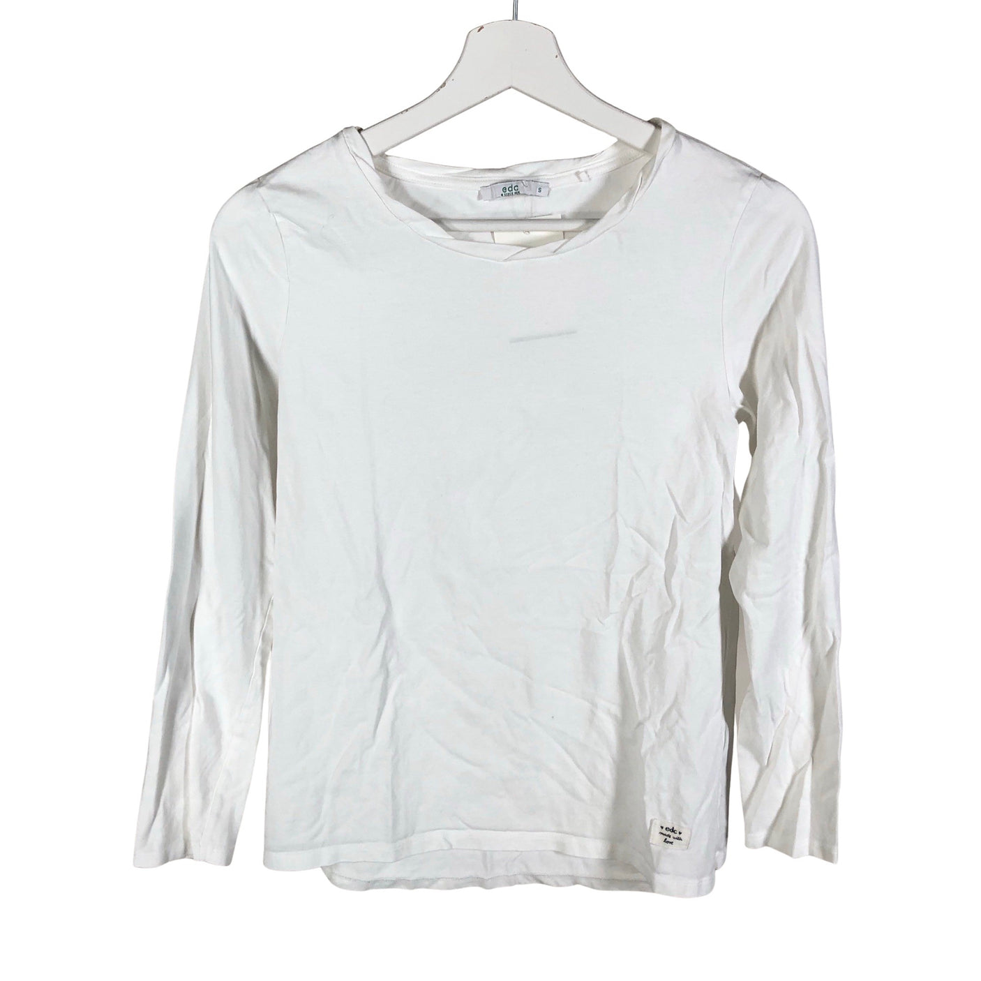 Unisex Esprit - Trikotaažist pluus, suurus 36 - Valge (1)