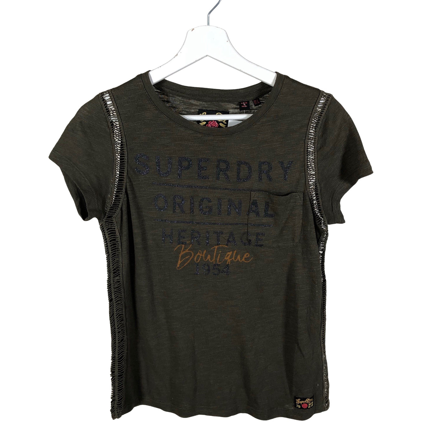 Unisex Superdry - T-särk, suurus 36 - Roheline (1)