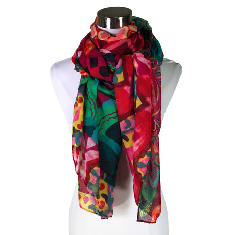 Unisex Desigual - Õhuke sall, suurus Maxi - Roosa ()