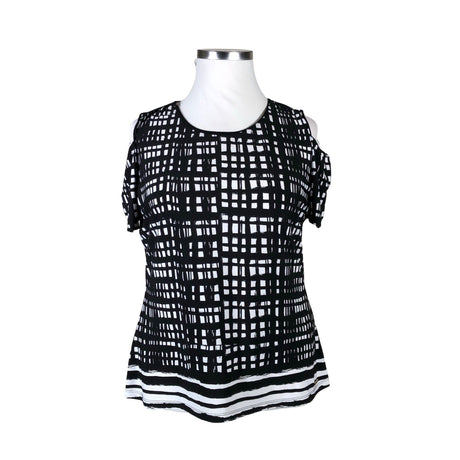 Unisex Calvin Klein - Lühikeste käistega pluus, suurus 42 - Must ()