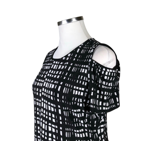 Unisex Calvin Klein - Lühikeste käistega pluus, suurus 42 - Must (2)